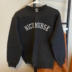 NICU nurse crew neck